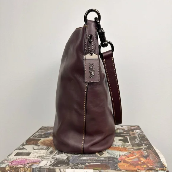 Coach 1941 Duffle Leather Bag Oxblood Rare Original Archive - Picture 7 of 9